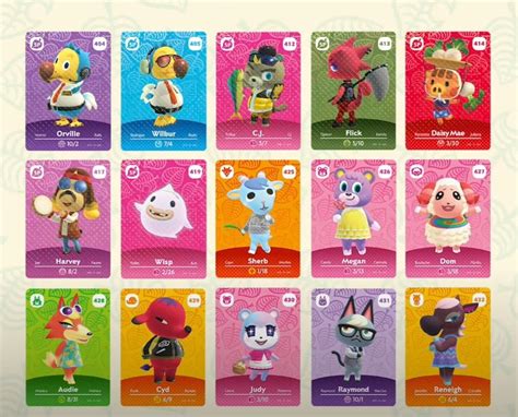 animal crossing amiibo cards full set nfc|nintendo wire amiibo card list.